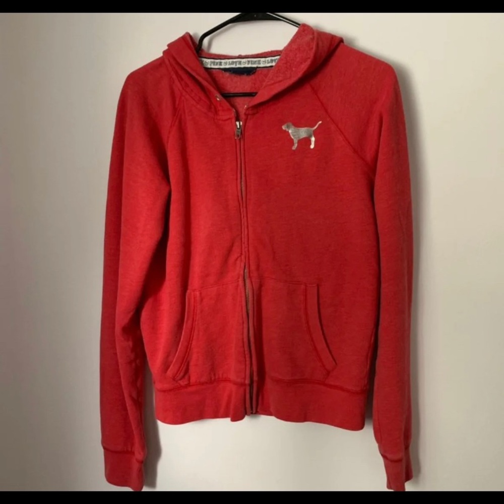 Pink hoodie